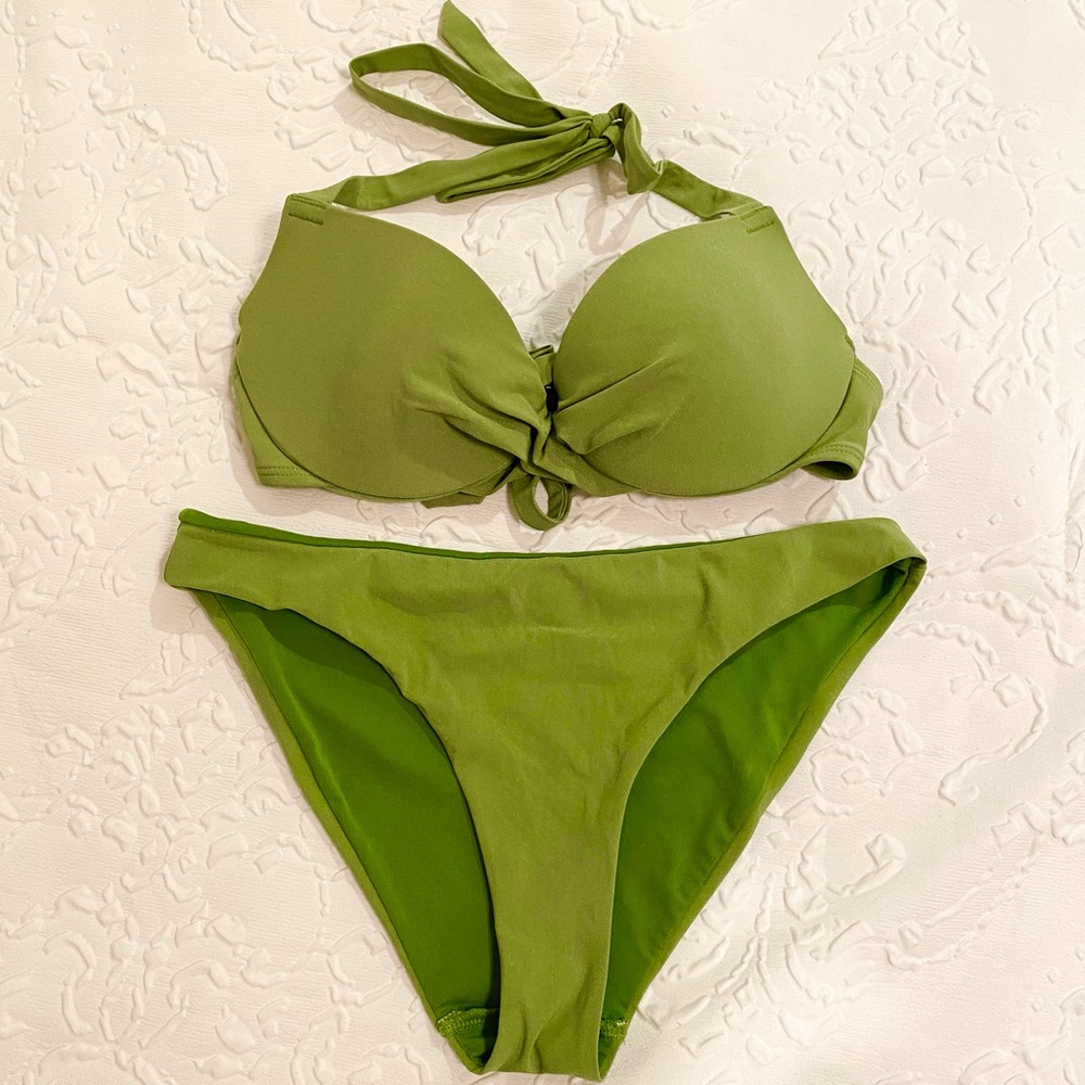 H&M Green Bikini Set
